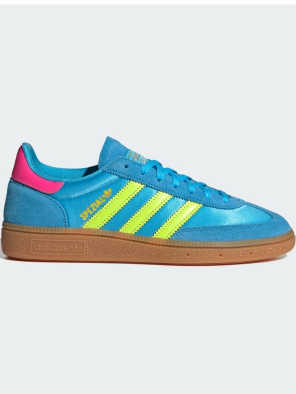 adidas Spezial Teal, Yellow & Pink Men's Sneakers